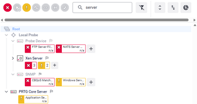 Filter Objects with Keywords and Sensor States